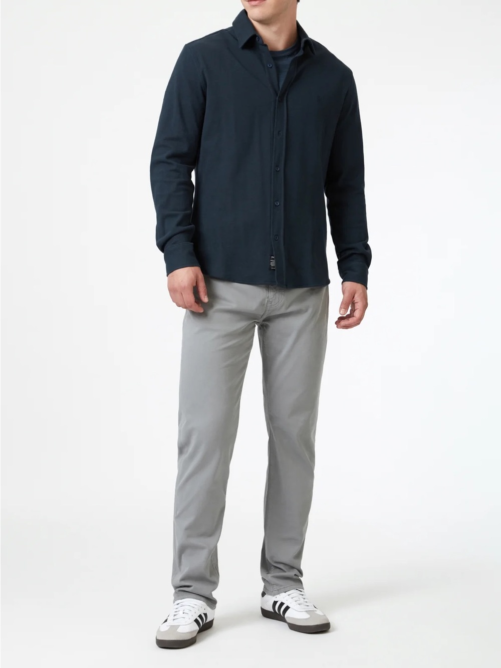Mavi Zach Straight Leg Grey Jeans